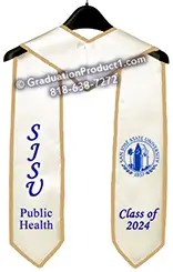 SJSU, Logo, Public Health, class of 2024 Custom Embroidered Graduation Stole